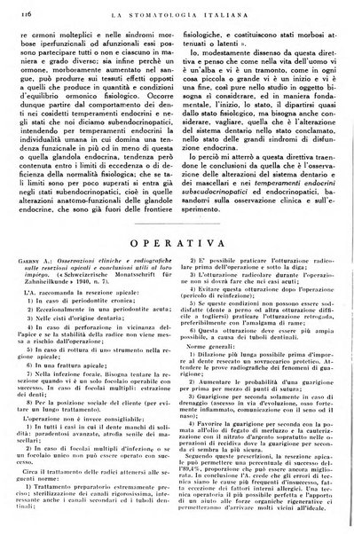 La stomatologia italiana organo ufficiale della Associazione nazionale culturale fascista stomato-odontologica