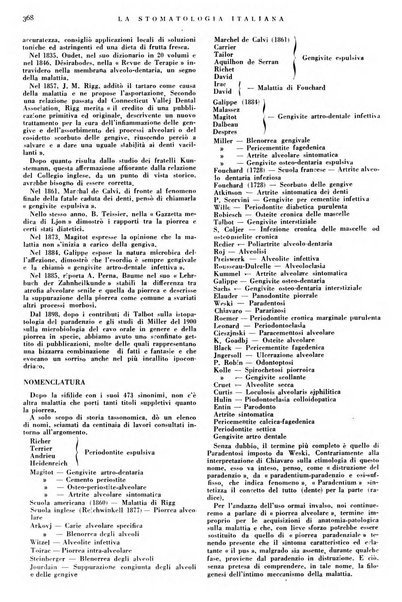 La stomatologia italiana organo ufficiale della Associazione nazionale culturale fascista stomato-odontologica