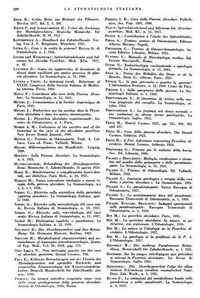 La stomatologia italiana organo ufficiale della Associazione nazionale culturale fascista stomato-odontologica