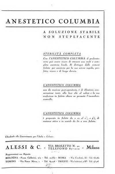 La stomatologia italiana organo ufficiale della Associazione nazionale culturale fascista stomato-odontologica