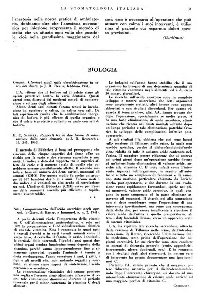 La stomatologia italiana organo ufficiale della Associazione nazionale culturale fascista stomato-odontologica