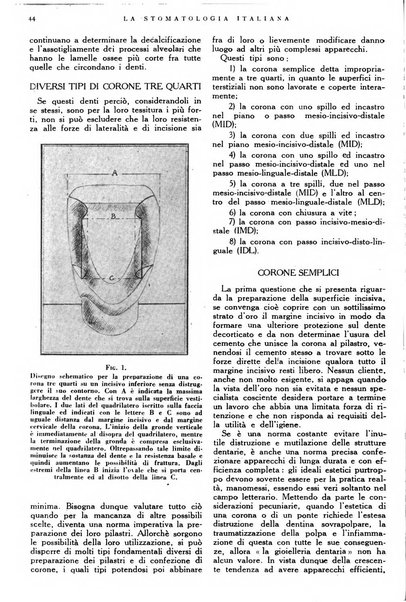 La stomatologia italiana organo ufficiale della Associazione nazionale culturale fascista stomato-odontologica