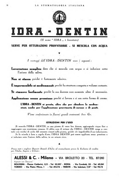 La stomatologia italiana organo ufficiale della Associazione nazionale culturale fascista stomato-odontologica