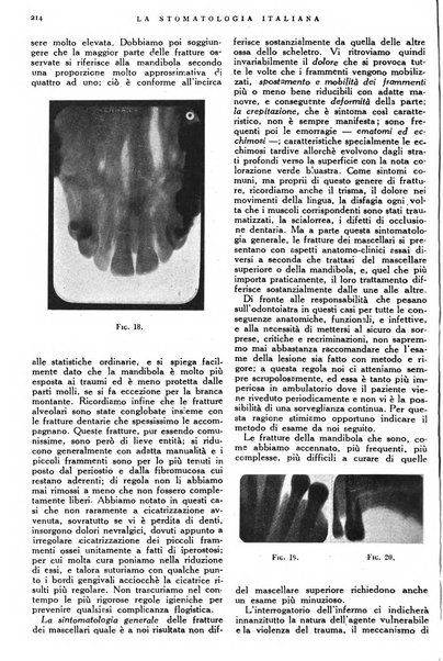 La stomatologia italiana organo ufficiale della Associazione nazionale culturale fascista stomato-odontologica