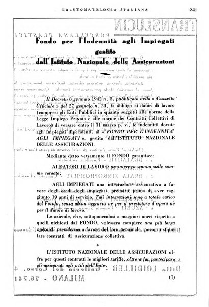 La stomatologia italiana organo ufficiale della Associazione nazionale culturale fascista stomato-odontologica