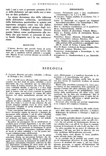 La stomatologia italiana organo ufficiale della Associazione nazionale culturale fascista stomato-odontologica