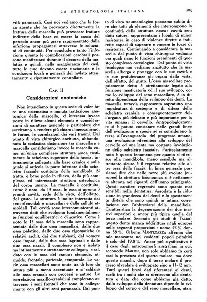 La stomatologia italiana organo ufficiale della Associazione nazionale culturale fascista stomato-odontologica