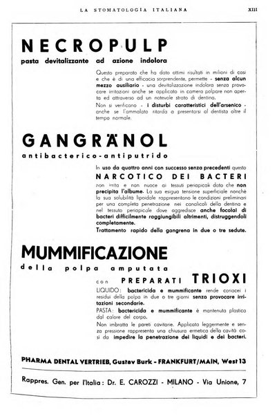 La stomatologia italiana organo ufficiale della Associazione nazionale culturale fascista stomato-odontologica