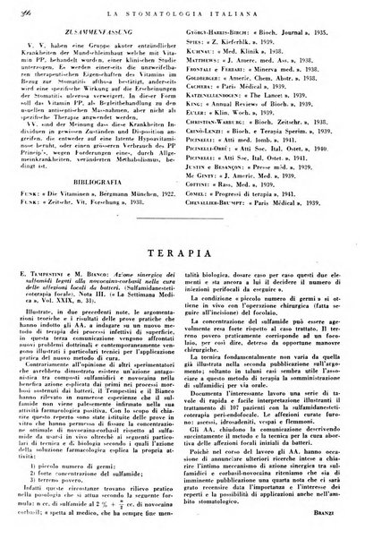 La stomatologia italiana organo ufficiale della Associazione nazionale culturale fascista stomato-odontologica