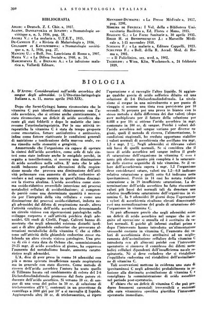 La stomatologia italiana organo ufficiale della Associazione nazionale culturale fascista stomato-odontologica