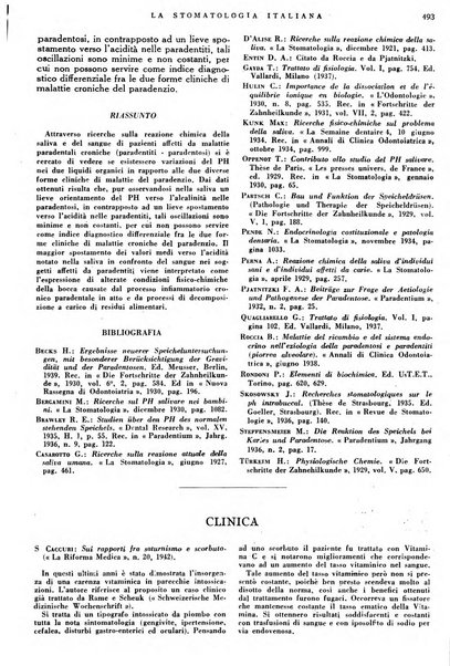 La stomatologia italiana organo ufficiale della Associazione nazionale culturale fascista stomato-odontologica