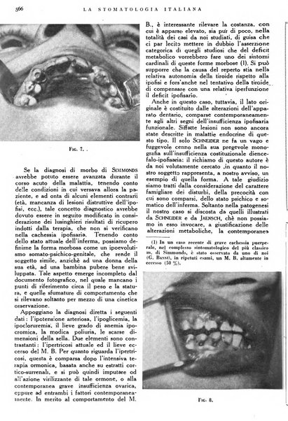 La stomatologia italiana organo ufficiale della Associazione nazionale culturale fascista stomato-odontologica