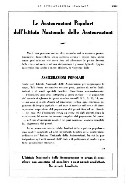 La stomatologia italiana organo ufficiale della Associazione nazionale culturale fascista stomato-odontologica