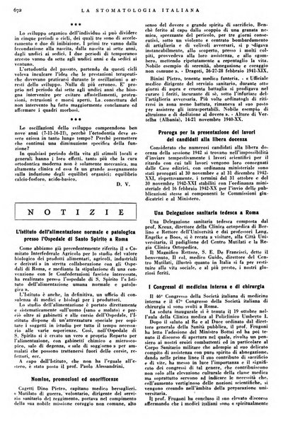 La stomatologia italiana organo ufficiale della Associazione nazionale culturale fascista stomato-odontologica