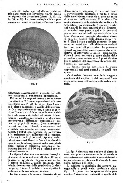 La stomatologia italiana organo ufficiale della Associazione nazionale culturale fascista stomato-odontologica