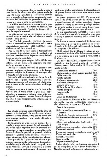 La stomatologia italiana organo ufficiale della Associazione nazionale culturale fascista stomato-odontologica