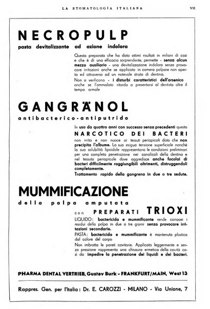 La stomatologia italiana organo ufficiale della Associazione nazionale culturale fascista stomato-odontologica