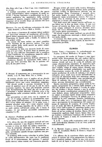 La stomatologia italiana organo ufficiale della Associazione nazionale culturale fascista stomato-odontologica