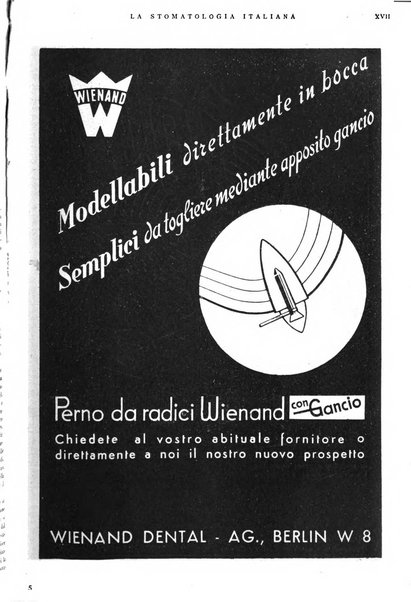 La stomatologia italiana organo ufficiale della Associazione nazionale culturale fascista stomato-odontologica