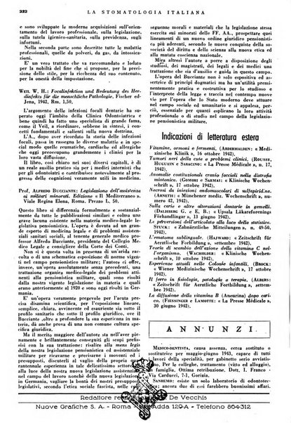 La stomatologia italiana organo ufficiale della Associazione nazionale culturale fascista stomato-odontologica