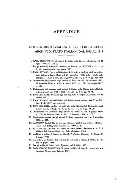 Gli archivi italiani rivista bimestrale di archivistica e di discipline ausiliare