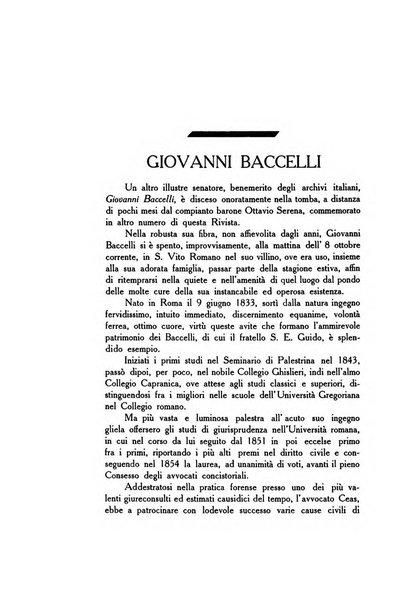 Gli archivi italiani rivista bimestrale di archivistica e di discipline ausiliare