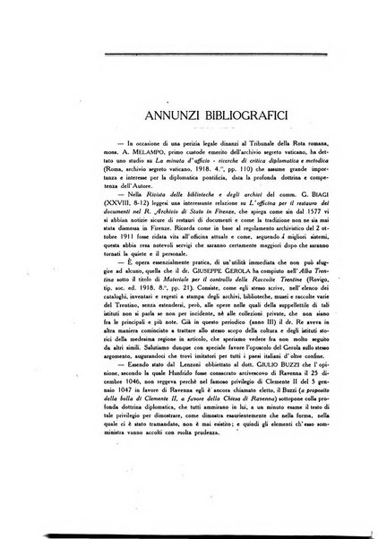 Gli archivi italiani rivista bimestrale di archivistica e di discipline ausiliare