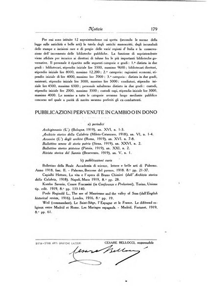 Gli archivi italiani rivista bimestrale di archivistica e di discipline ausiliare