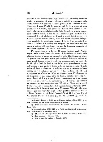 Gli archivi italiani rivista bimestrale di archivistica e di discipline ausiliare