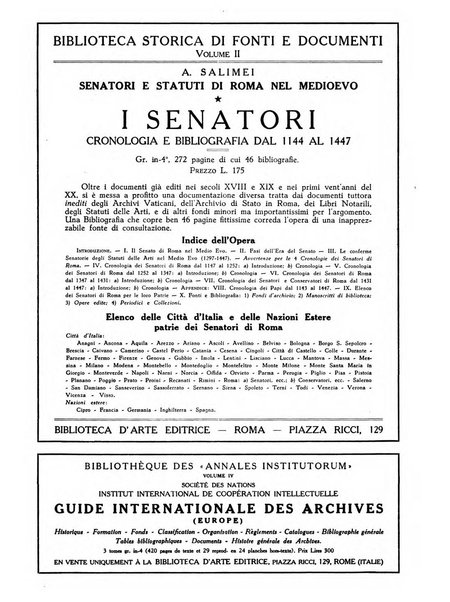 Archivi archivi d'Italia e rassegna internazionale degli archivi