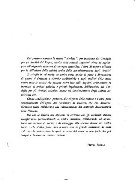 Archivi archivi d'Italia e rassegna internazionale degli archivi