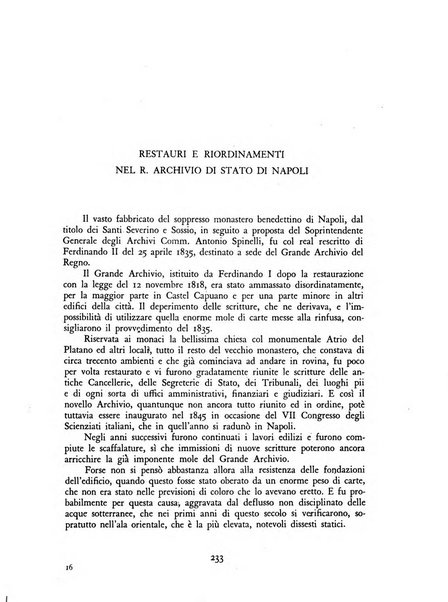 Archivi archivi d'Italia e rassegna internazionale degli archivi