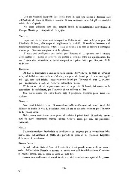 Archivi archivi d'Italia e rassegna internazionale degli archivi