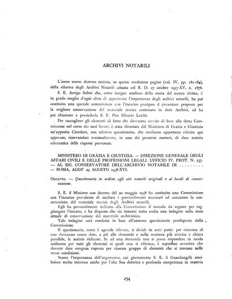 Archivi archivi d'Italia e rassegna internazionale degli archivi