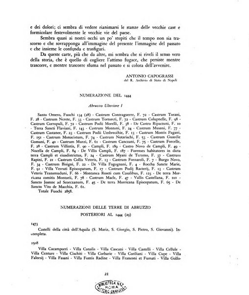 Archivi archivi d'Italia e rassegna internazionale degli archivi