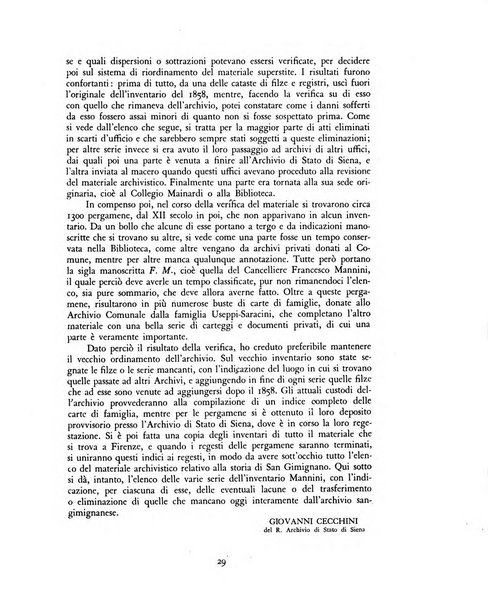 Archivi archivi d'Italia e rassegna internazionale degli archivi