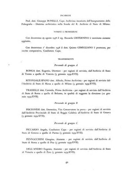 Archivi archivi d'Italia e rassegna internazionale degli archivi