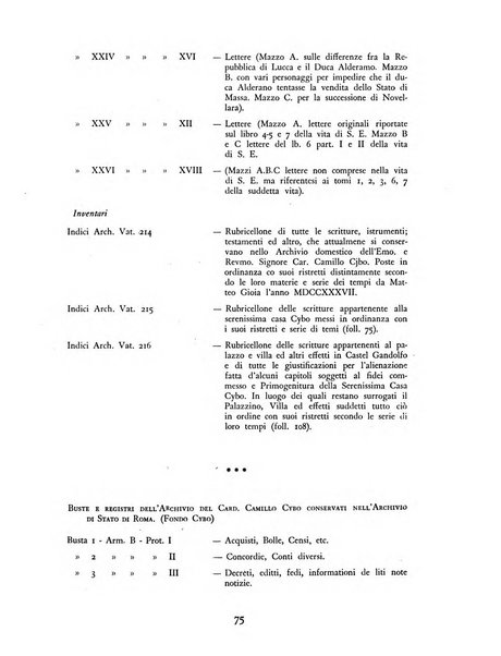 Archivi archivi d'Italia e rassegna internazionale degli archivi