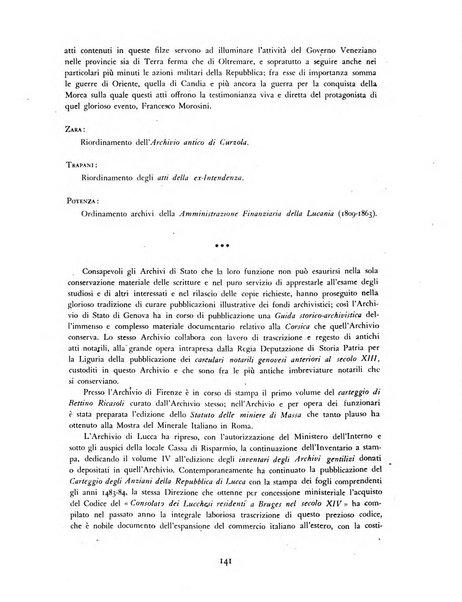 Archivi archivi d'Italia e rassegna internazionale degli archivi