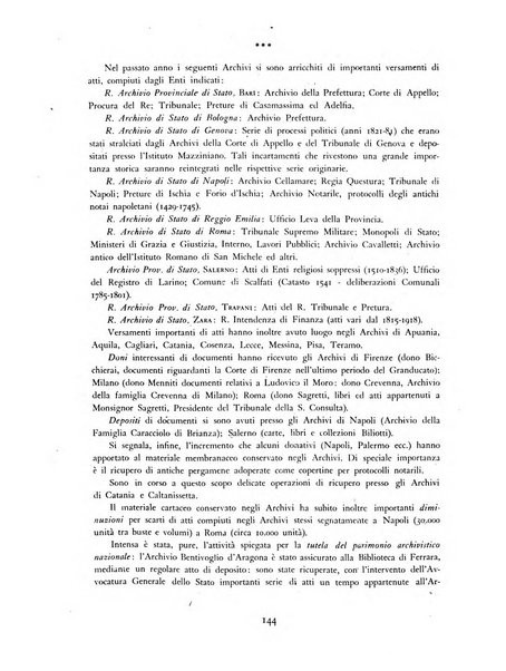 Archivi archivi d'Italia e rassegna internazionale degli archivi