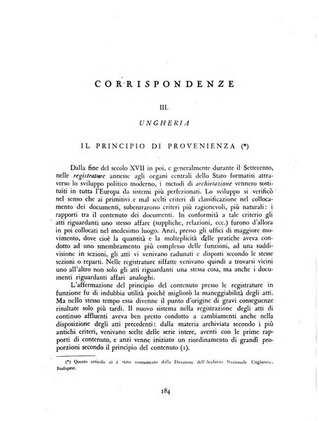 Archivi archivi d'Italia e rassegna internazionale degli archivi