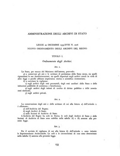 Archivi archivi d'Italia e rassegna internazionale degli archivi