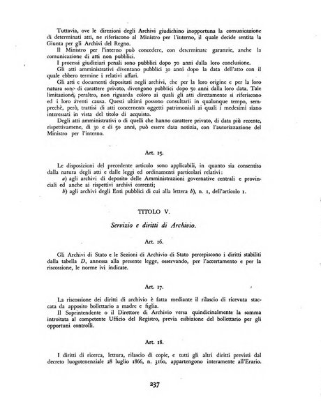 Archivi archivi d'Italia e rassegna internazionale degli archivi