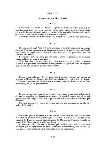 Archivi archivi d'Italia e rassegna internazionale degli archivi