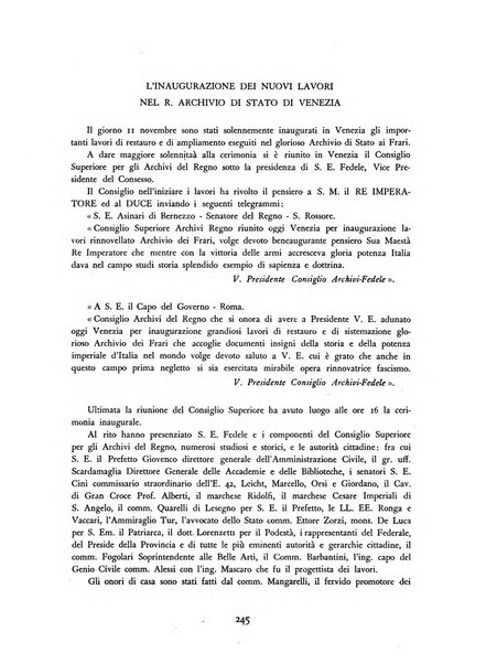 Archivi archivi d'Italia e rassegna internazionale degli archivi