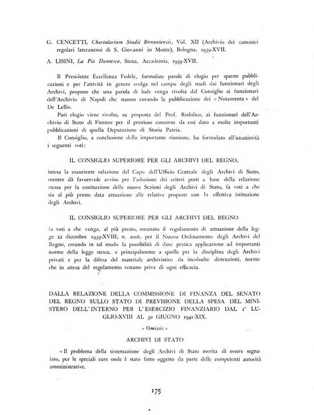 Archivi archivi d'Italia e rassegna internazionale degli archivi