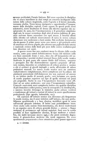 Levana rassegna trimestrale di filosofia dell'educazione e di politica scolastica