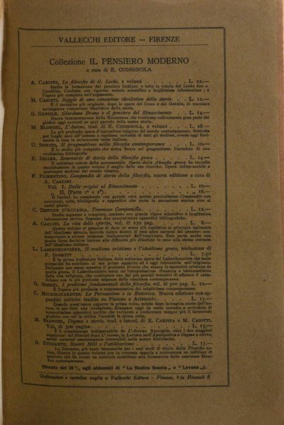 Levana rassegna trimestrale di filosofia dell'educazione e di politica scolastica