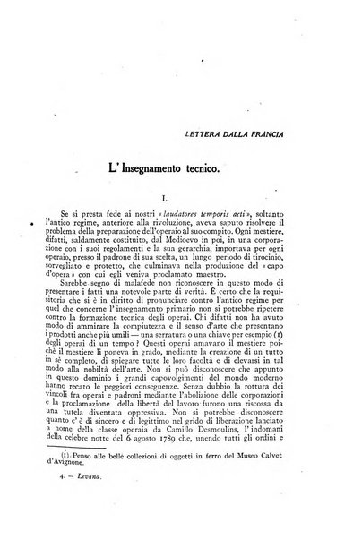 Levana rassegna trimestrale di filosofia dell'educazione e di politica scolastica