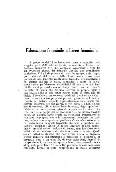 Levana rassegna trimestrale di filosofia dell'educazione e di politica scolastica